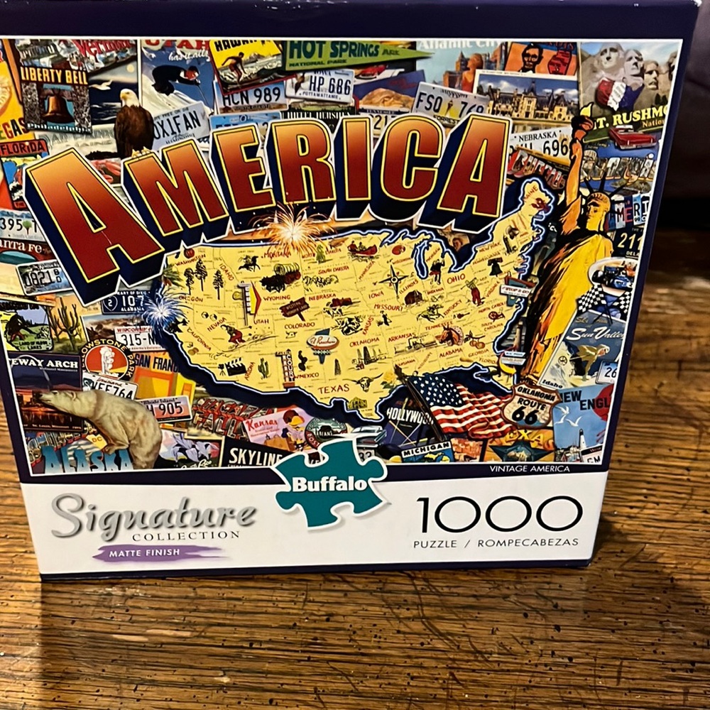 Signature collection, America, 1000 piece puzzle
